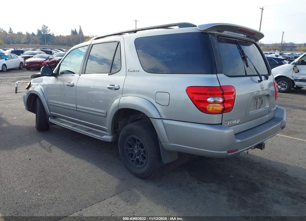 2002 TOYOTA SEQUOIA LIMITED V8 VIN: 5TDBT48A82S093936