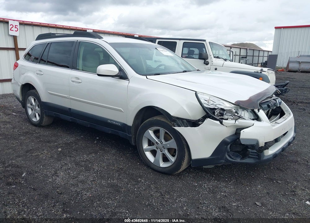 2014 SUBARU OUTBACK 2.5I PREMIUM VIN: 4S4BRBCCXE1233686