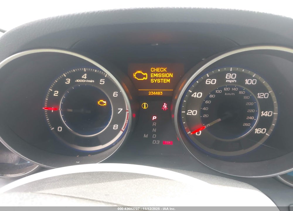 2008 ACURA MDX VIN: 2HNYD28398H530633