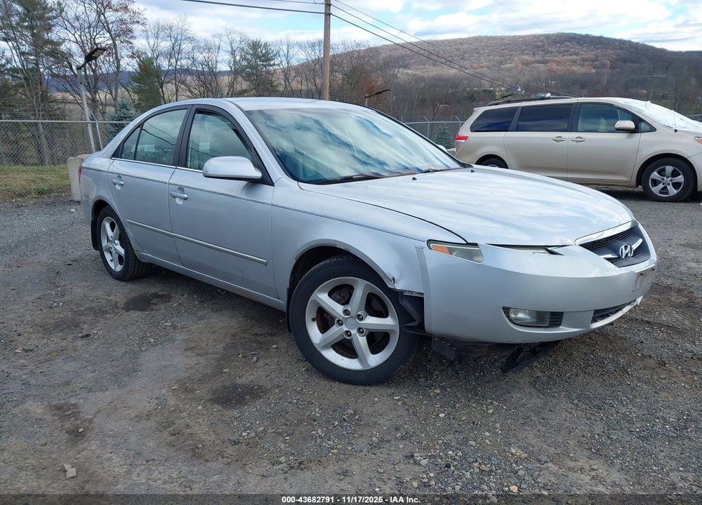 2007 HYUNDAI SONATA LIMITED/SE V6 VIN: 5NPEU46F07H186648