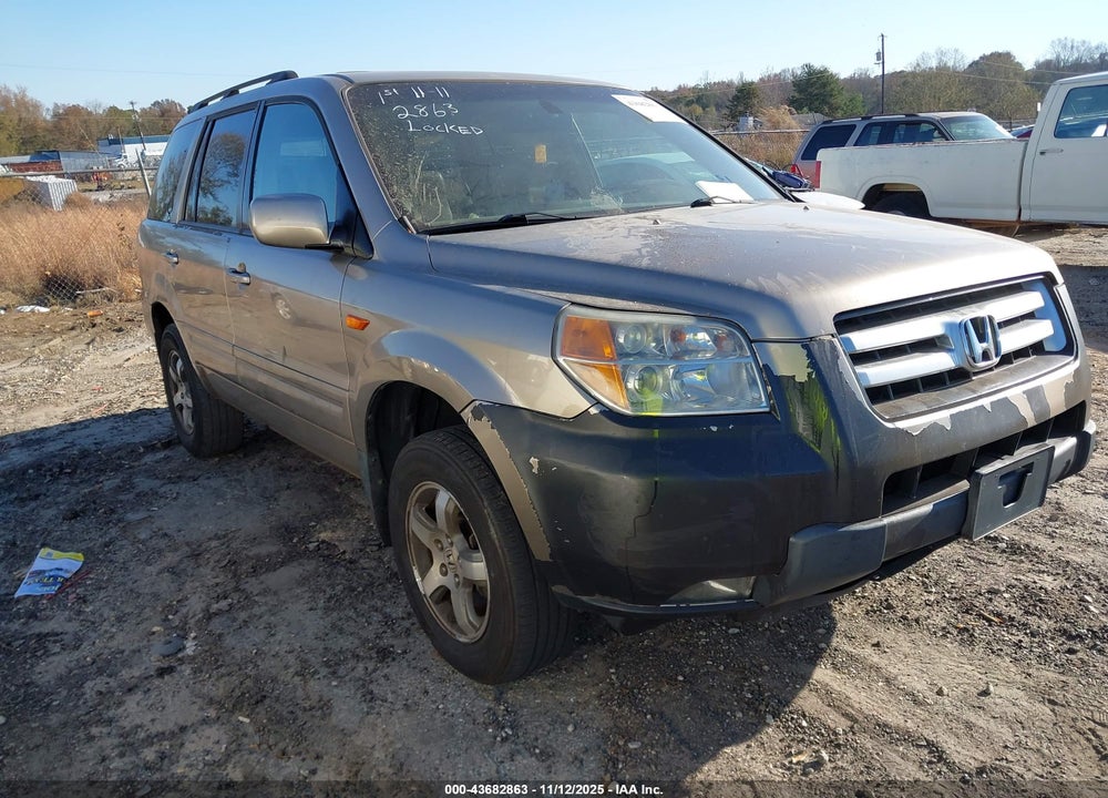 2006 HONDA PILOT EX-L VIN: 5FNYF285X6B044031