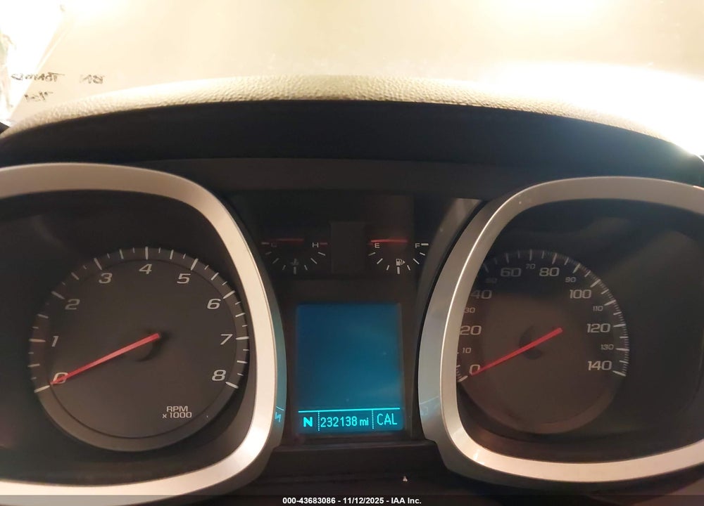 2012 CHEVROLET EQUINOX VIN: 2GNFLNEK0C6239771