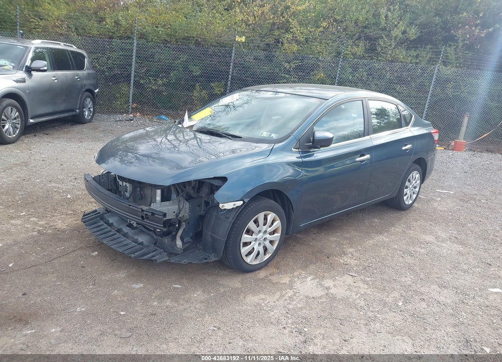 2015 NISSAN SENTRA SV VIN: 3N1AB7AP9FY298844