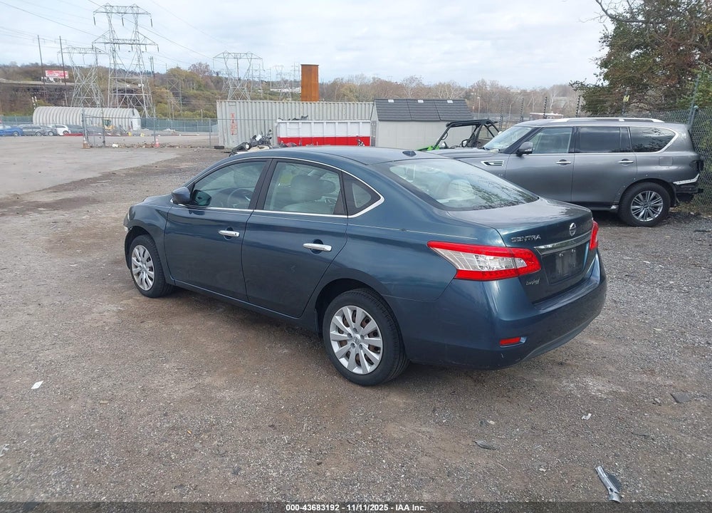 2015 NISSAN SENTRA SV VIN: 3N1AB7AP9FY298844