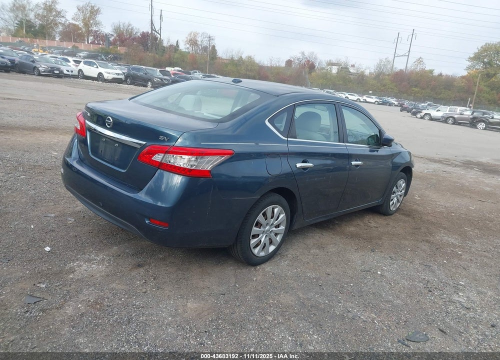 2015 NISSAN SENTRA SV VIN: 3N1AB7AP9FY298844