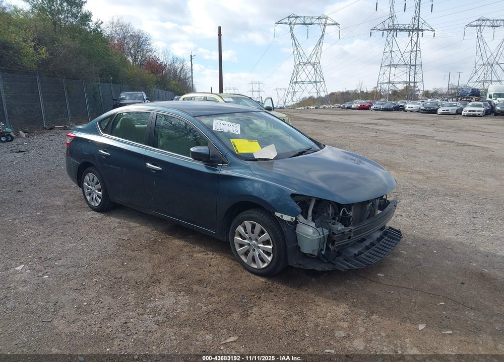 2015 NISSAN SENTRA SV VIN: 3N1AB7AP9FY298844