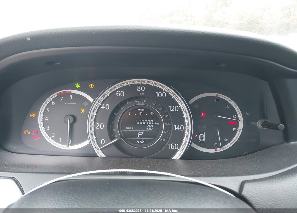 2013 HONDA ACCORD LX VIN: 1HGCR2F3XDA079713