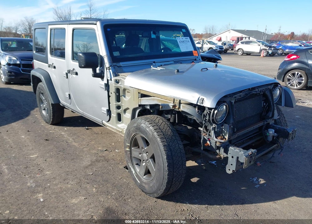 2016 JEEP WRANGLER UNLIMITED SPORT VIN: 1C4HJWDG6GL251625