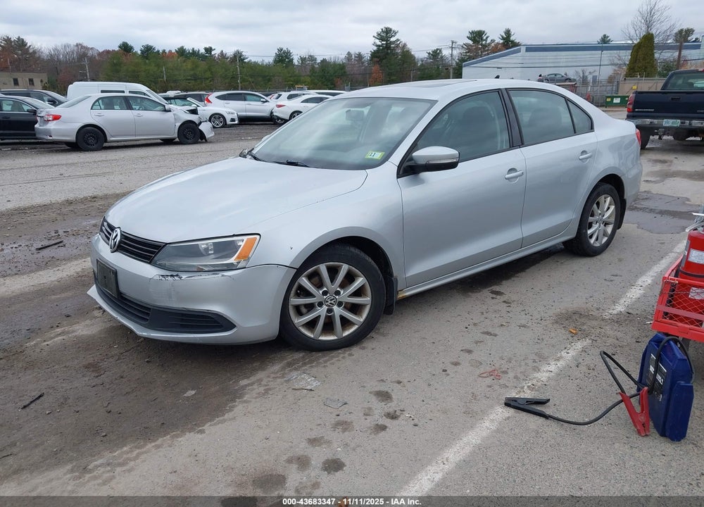 2012 VOLKSWAGEN JETTA 2.5L SE VIN: 3VWDP7AJ1CM025825