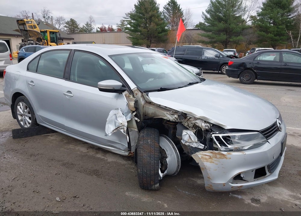 2012 VOLKSWAGEN JETTA 2.5L SE VIN: 3VWDP7AJ1CM025825