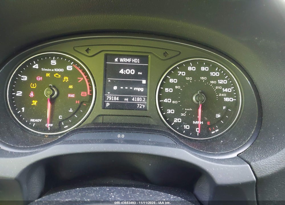 2017 AUDI A3 2.0T PREMIUM VIN: WAUAUGFF2H1052584