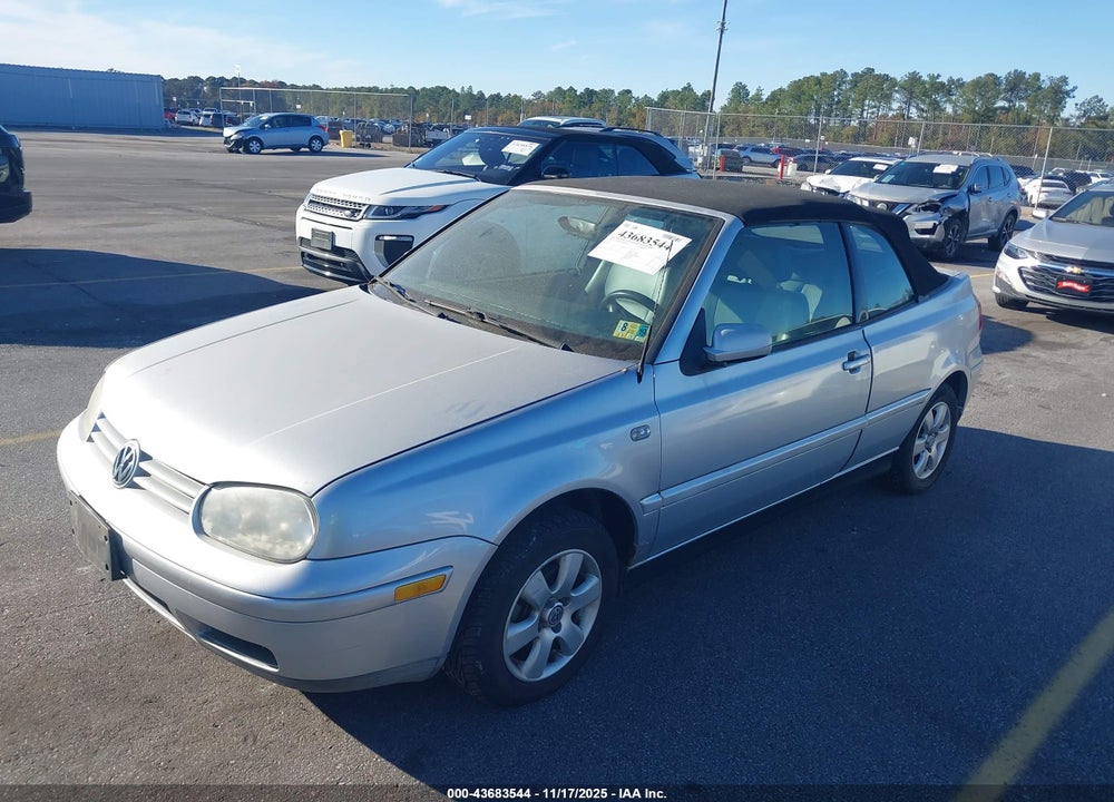 2002 VOLKSWAGEN CABRIO GLX VIN: 3VWDC21VX2M807749