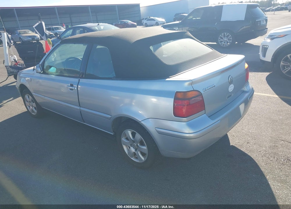 2002 VOLKSWAGEN CABRIO GLX VIN: 3VWDC21VX2M807749