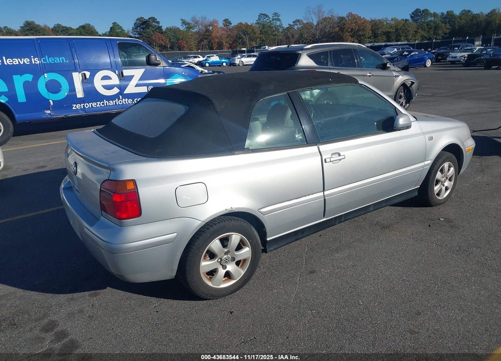 2002 VOLKSWAGEN CABRIO GLX VIN: 3VWDC21VX2M807749