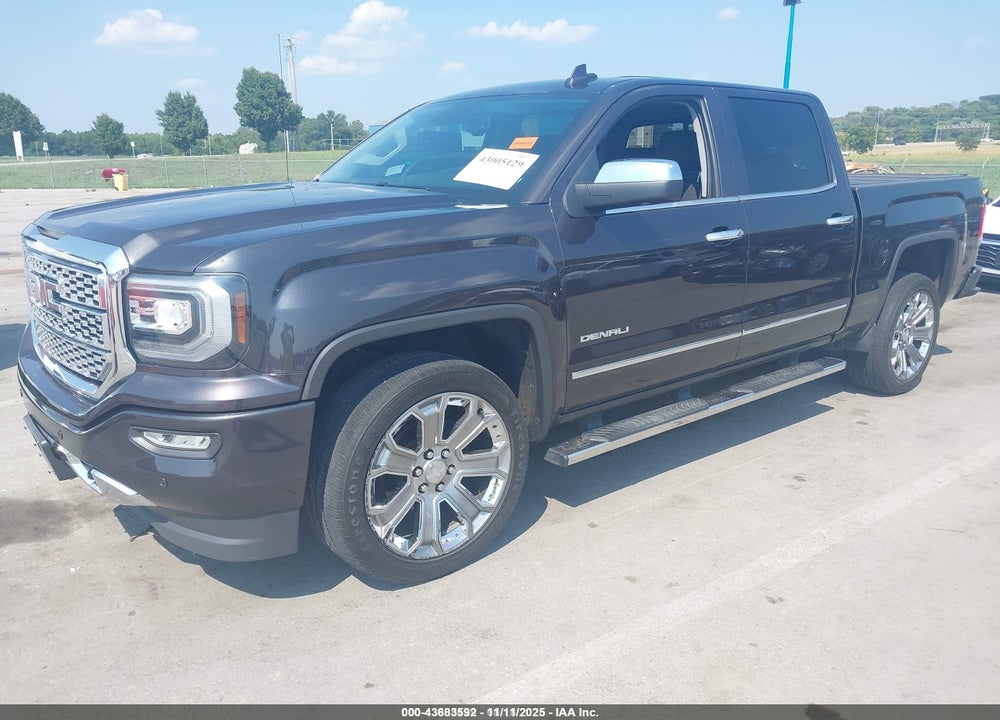 2016 GMC SIERRA 1500 DENALI VIN: 3GTU2PEJ1GG136598