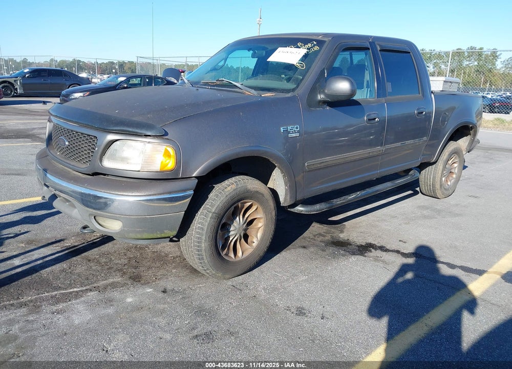 2002 FORD F-150 LARIAT/XLT VIN: 1FTRW08682KA73218