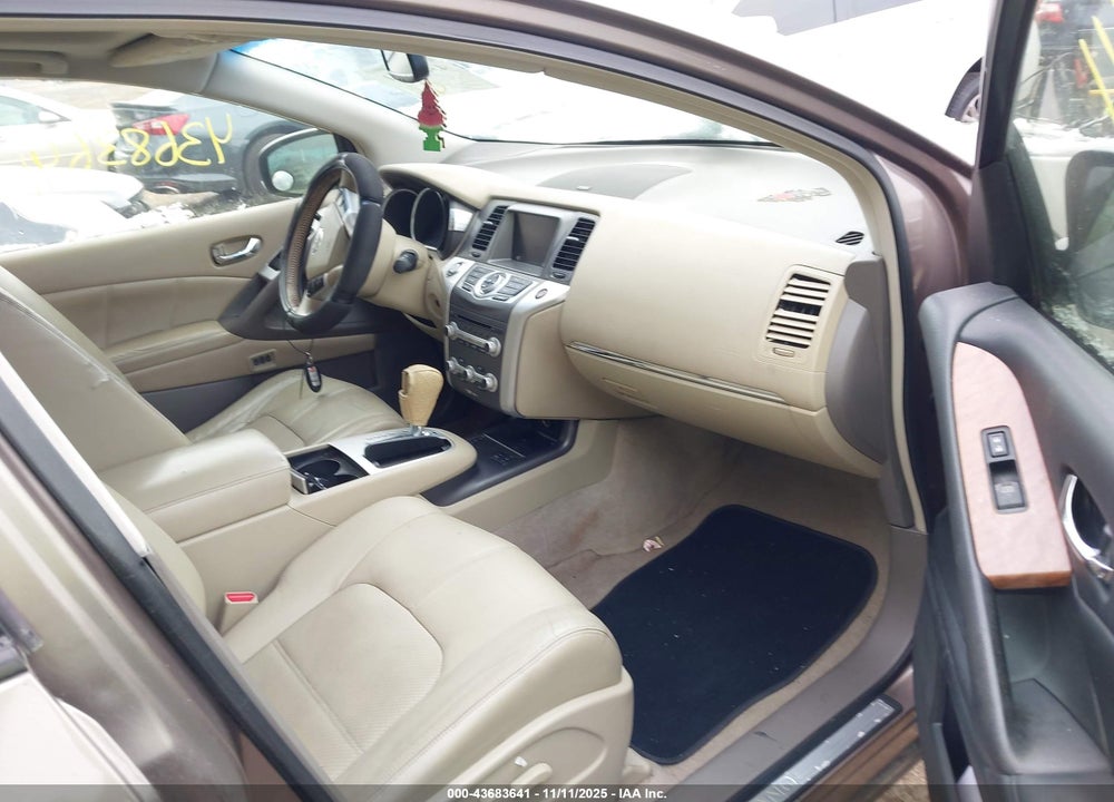 2012 NISSAN MURANO SL VIN: JN8AZ1MW6CW226743