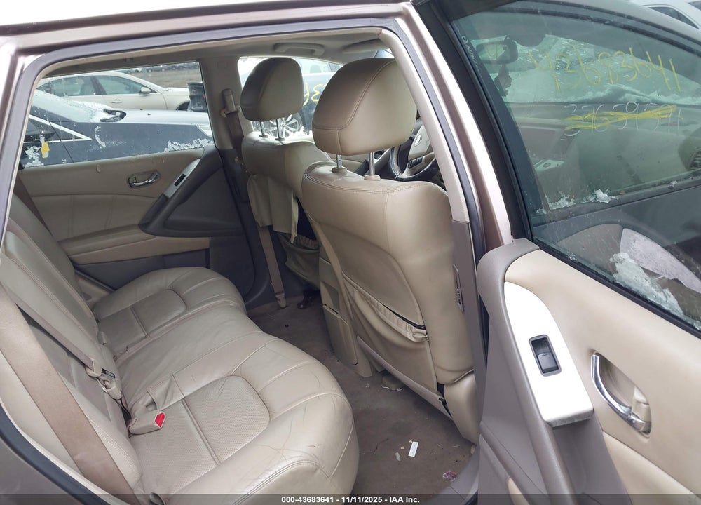 2012 NISSAN MURANO SL VIN: JN8AZ1MW6CW226743