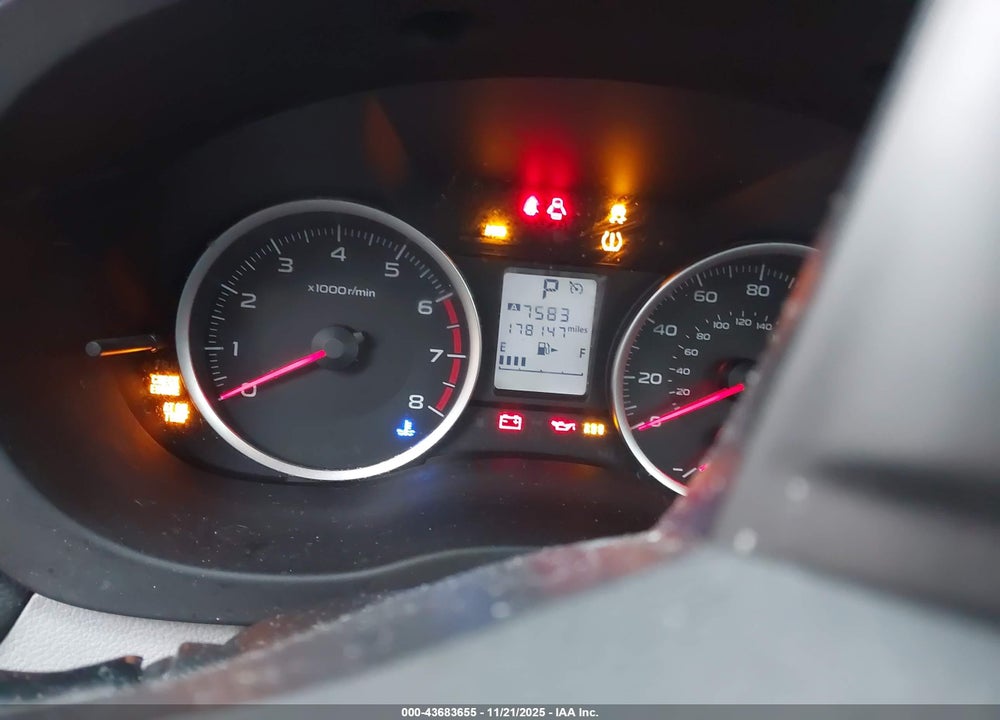 2014 SUBARU FORESTER VIN: JF2SJAAC9EH412593
