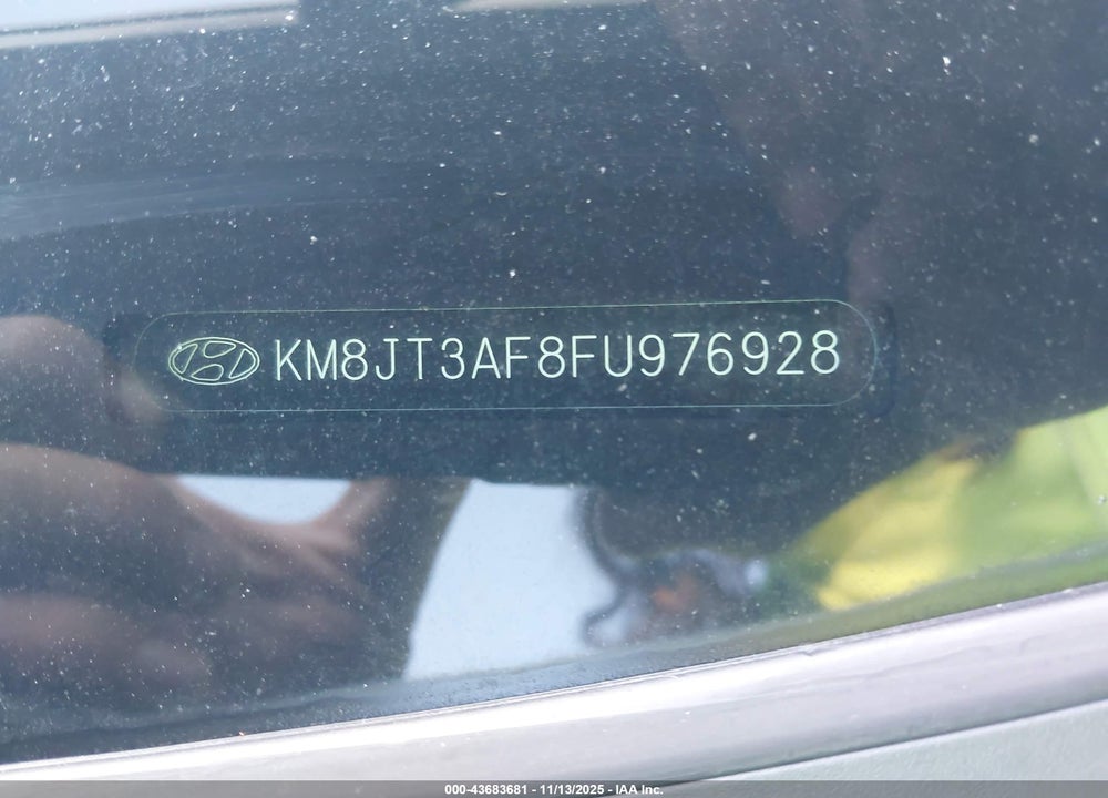 2015 HYUNDAI TUCSON GLS VIN: KM8JT3AF8FU976928