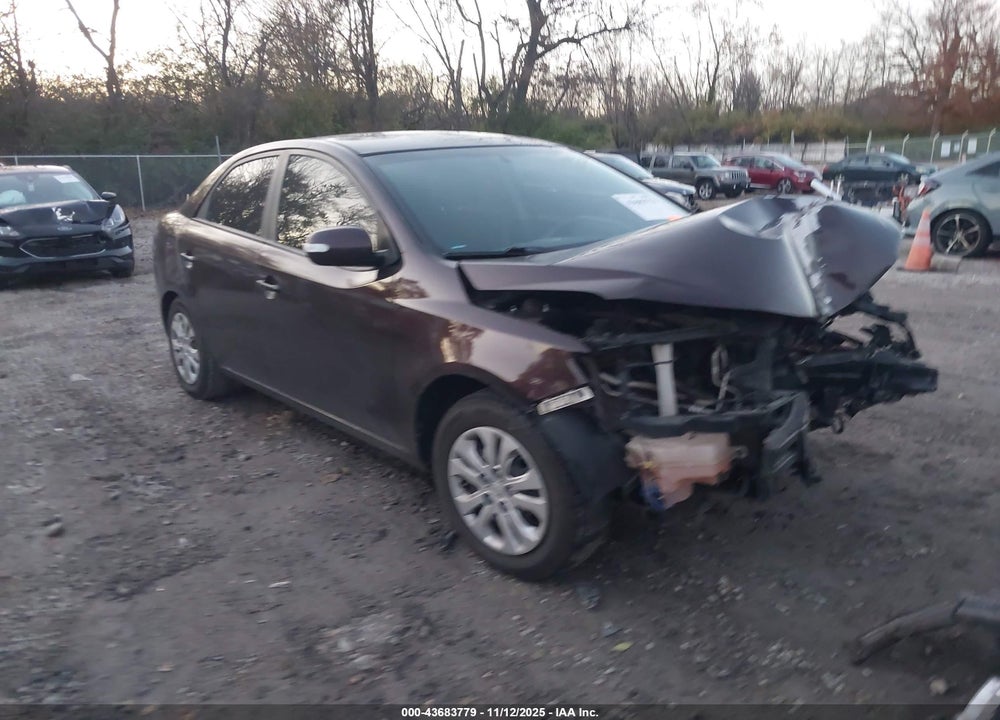 2010 KIA FORTE EX VIN: KNAFU4A24A5835803