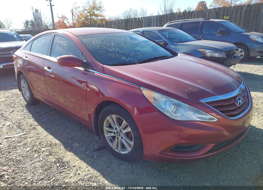 2012 HYUNDAI SONATA GLS VIN: 5NPEB4AC7CH372538