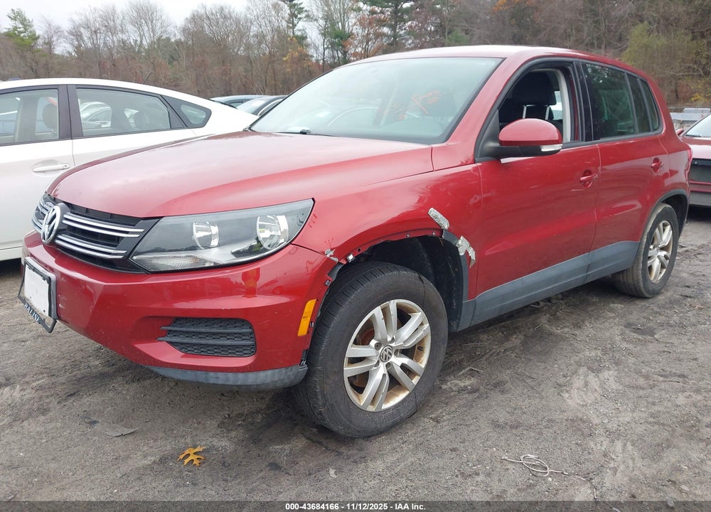 2012 VOLKSWAGEN TIGUAN S VIN: WVGAV7AX9CW004667