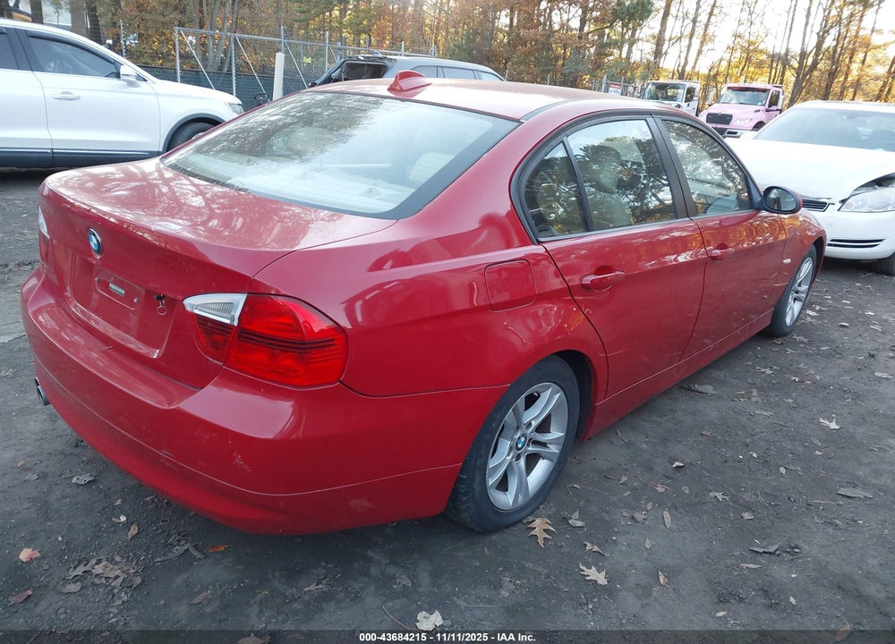 2008 BMW 328I VIN: WBAVA375X8NL51953