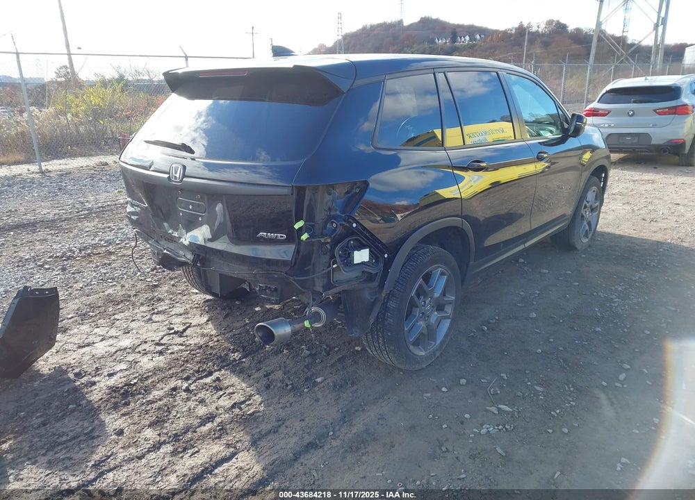 2022 HONDA PASSPORT AWD EX-L VIN: 5FNYF8H54NB031339