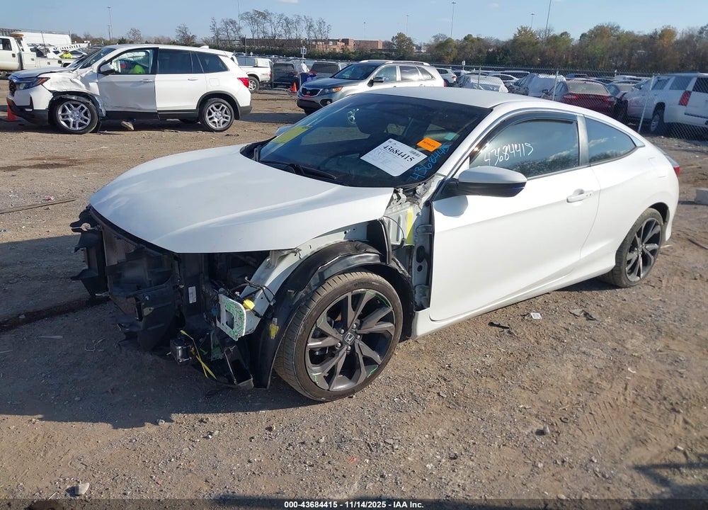 2019 HONDA CIVIC SPORT VIN: 2HGFC4B8XKH307574