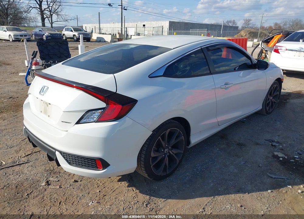 2019 HONDA CIVIC SPORT VIN: 2HGFC4B8XKH307574