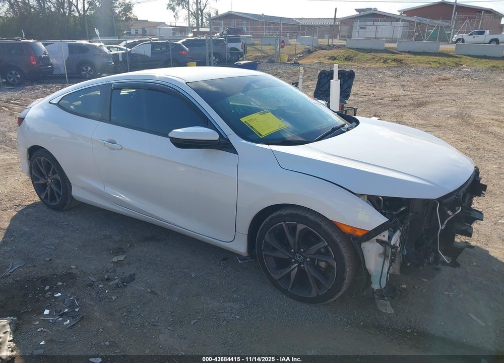 2019 HONDA CIVIC SPORT VIN: 2HGFC4B8XKH307574