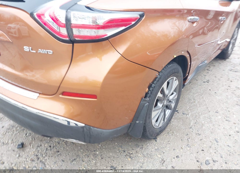 2017 NISSAN MURANO SL VIN: 5N1AZ2MH1HN109163