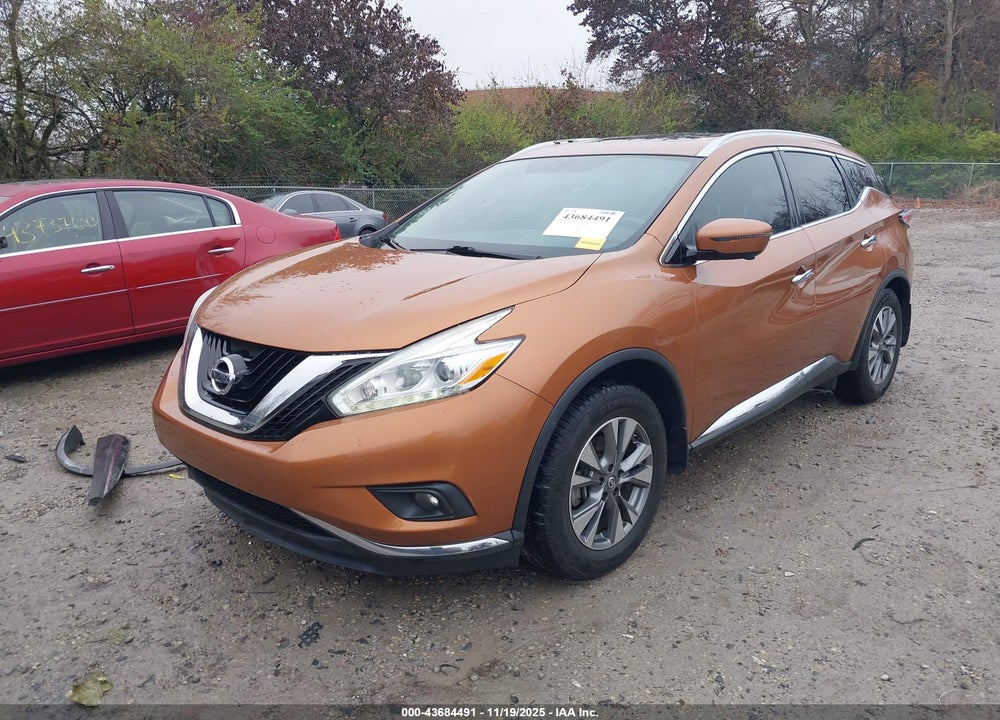 2017 NISSAN MURANO SL VIN: 5N1AZ2MH1HN109163