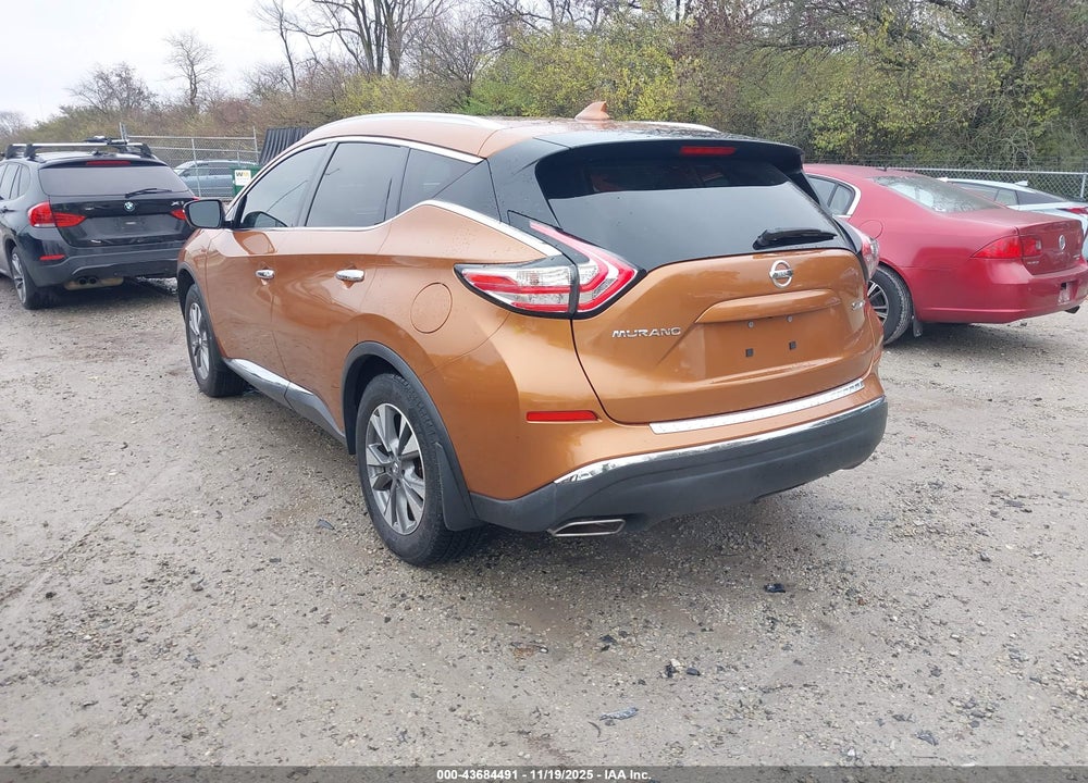 2017 NISSAN MURANO SL VIN: 5N1AZ2MH1HN109163