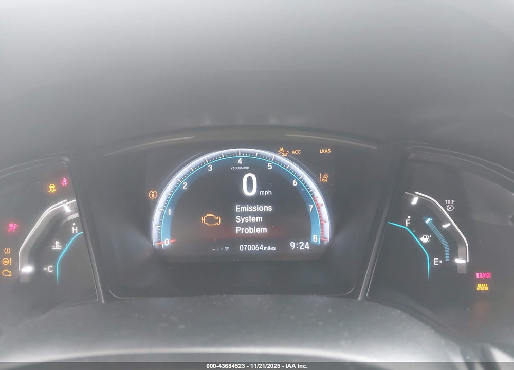 2019 HONDA CIVIC LX VIN: 2HGFC2F61KH530793