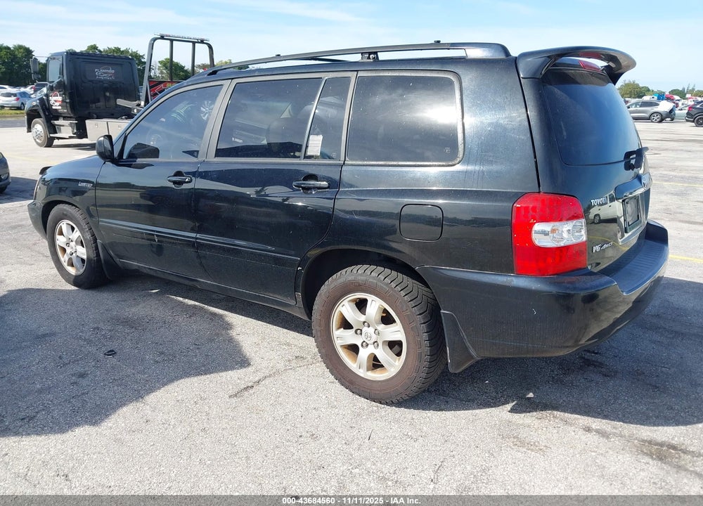 2003 TOYOTA HIGHLANDER LIMITED V6 VIN: JTEHF21A730108491