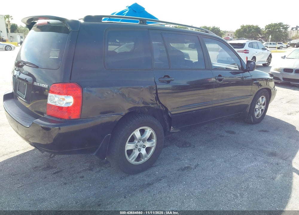 2003 TOYOTA HIGHLANDER LIMITED V6 VIN: JTEHF21A730108491