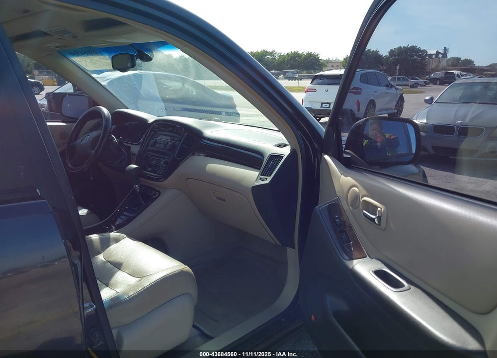 2003 TOYOTA HIGHLANDER LIMITED V6 VIN: JTEHF21A730108491