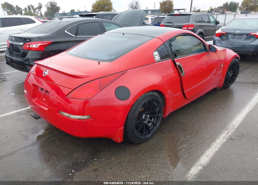 2003 NISSAN 350Z TOURING VIN: JN1AZ34DX3T111282