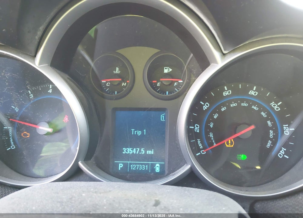 2011 CHEVROLET CRUZE 1LT VIN: 1G1PF5S90B7247432