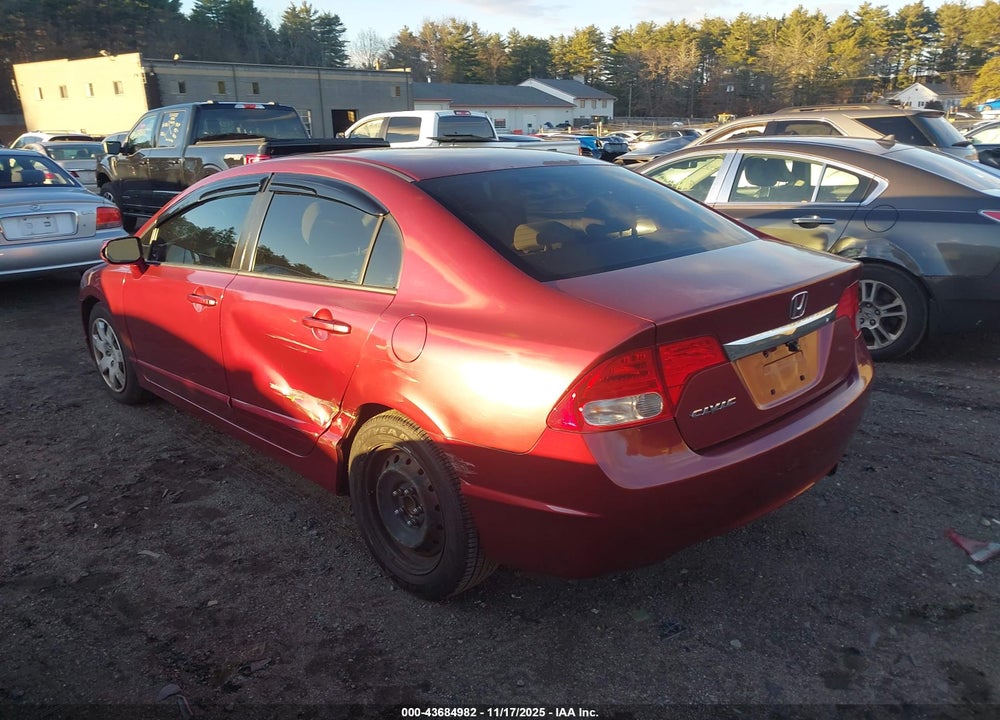 2009 HONDA CIVIC LX VIN: 2HGFA16549H503749