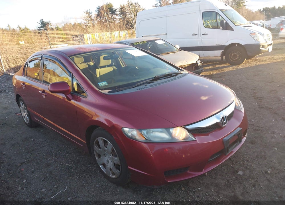 2009 HONDA CIVIC LX VIN: 2HGFA16549H503749