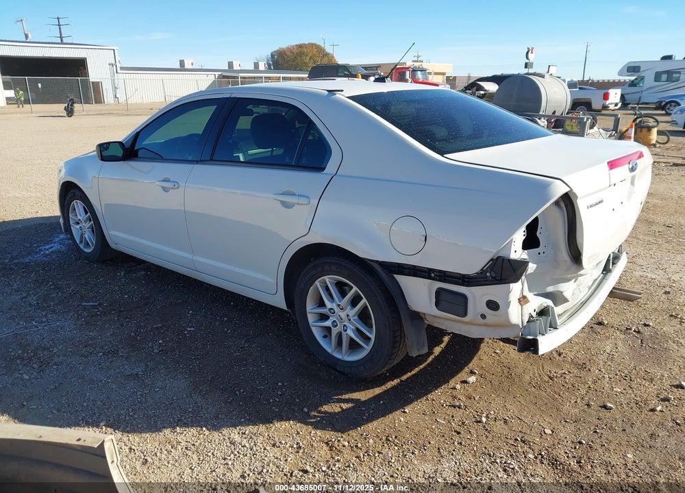 2012 FORD FUSION S VIN: 3FAHP0GA2CR275487