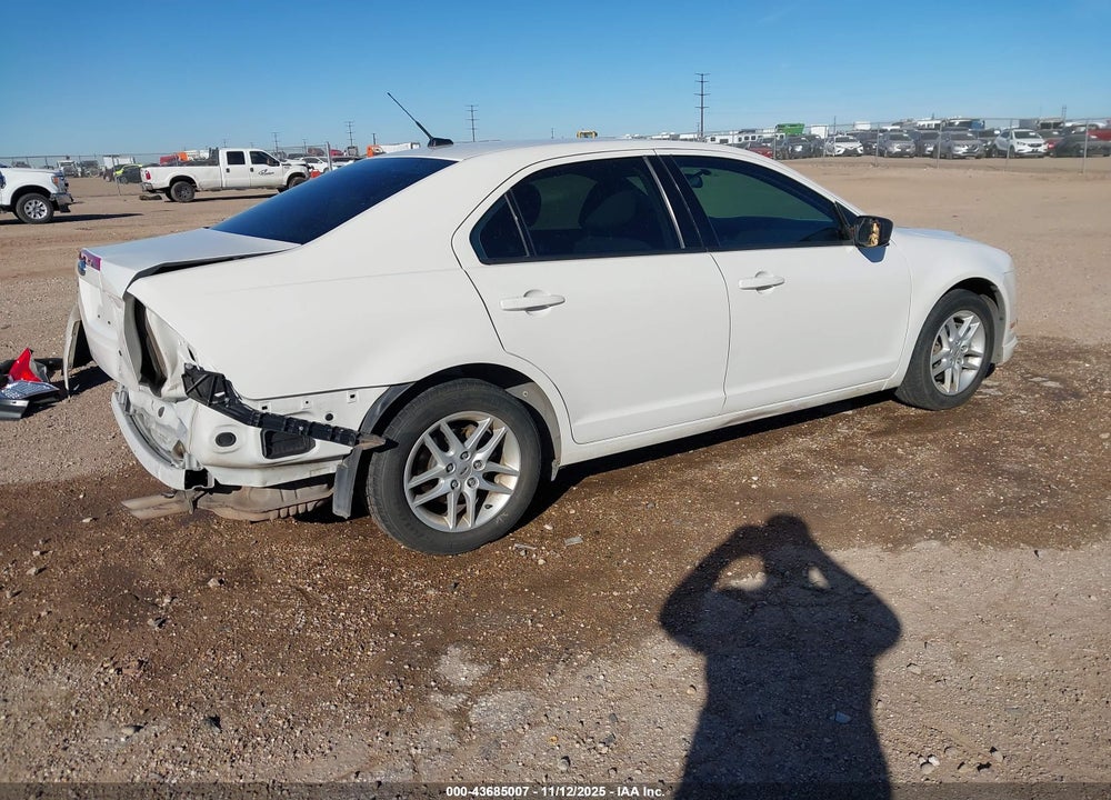 2012 FORD FUSION S VIN: 3FAHP0GA2CR275487