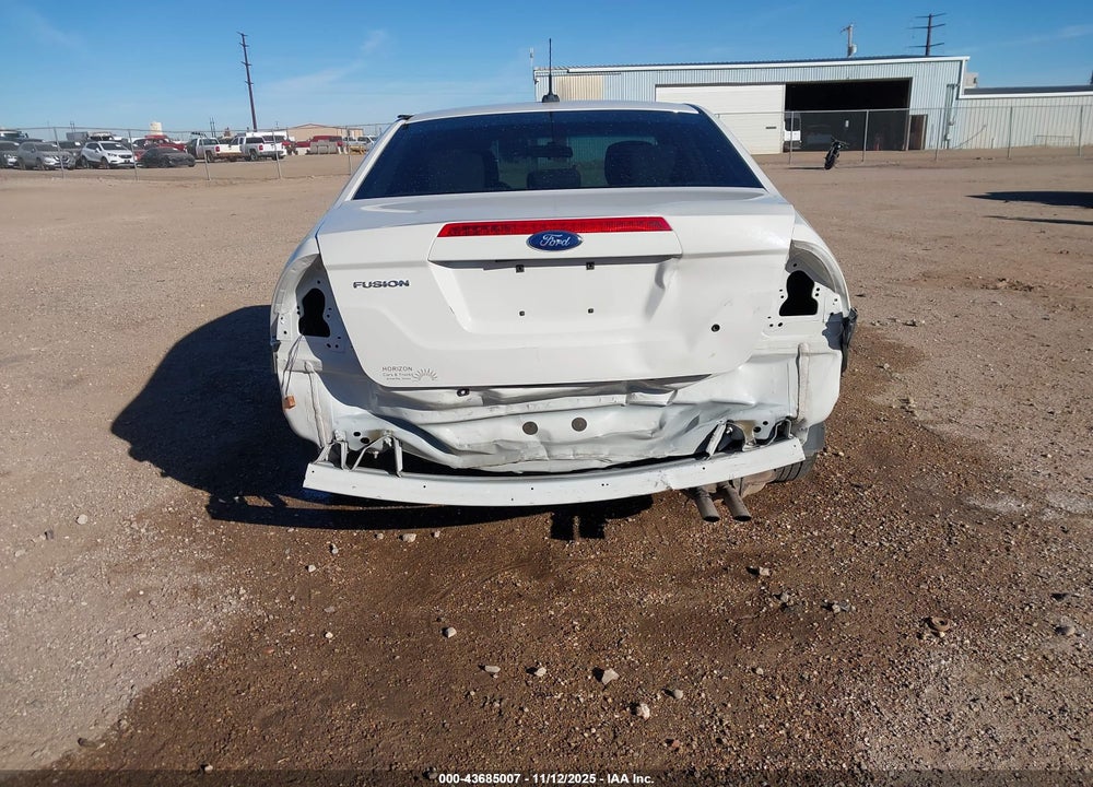 2012 FORD FUSION S VIN: 3FAHP0GA2CR275487