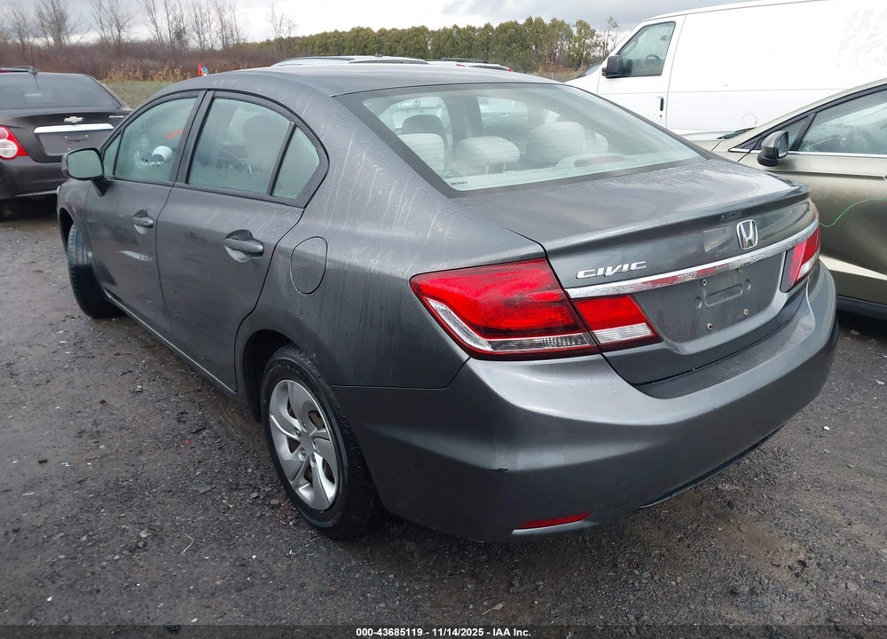 2013 HONDA CIVIC LX VIN: 2HGFB2F59DH574604