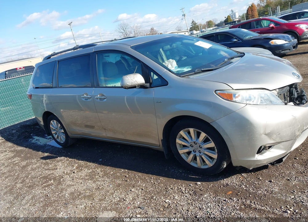 2016 TOYOTA SIENNA XLE 7 PASSENGER VIN: 5TDDK3DCXGS131008