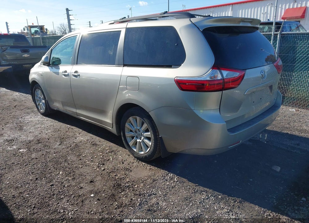 2016 TOYOTA SIENNA XLE 7 PASSENGER VIN: 5TDDK3DCXGS131008