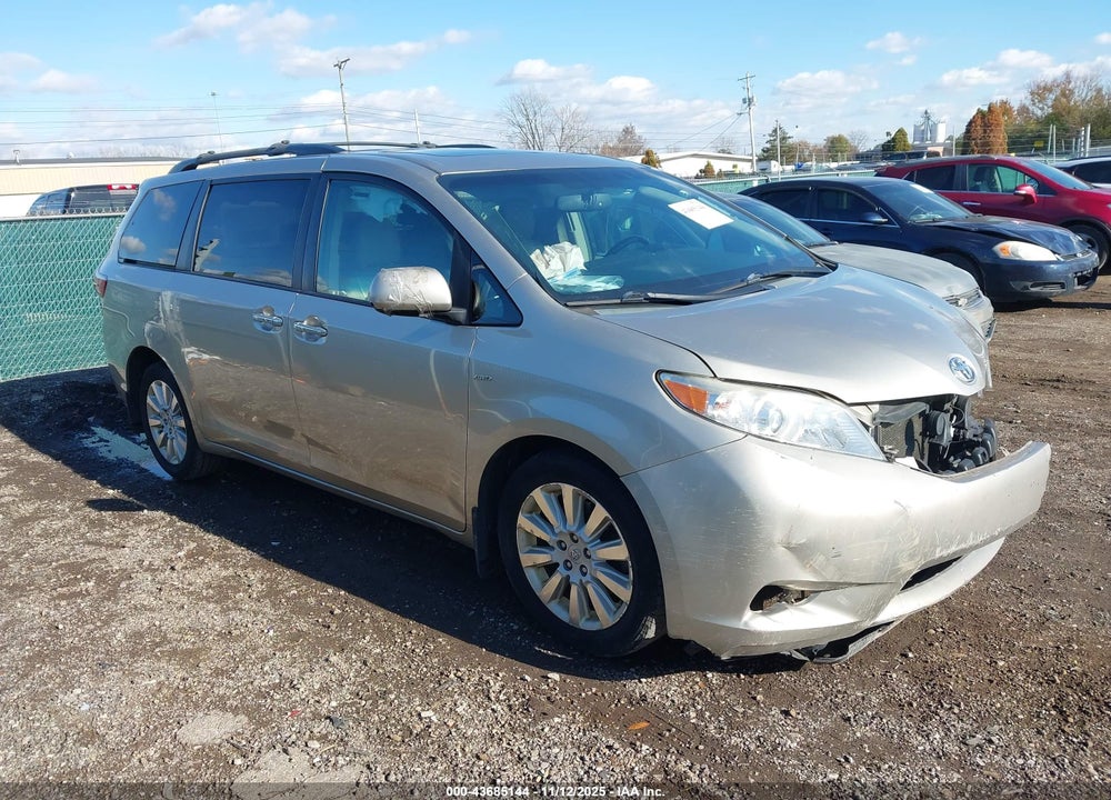 2016 TOYOTA SIENNA XLE 7 PASSENGER VIN: 5TDDK3DCXGS131008